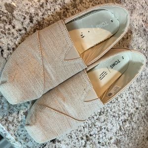 TOMS Metallic Jute, size 9